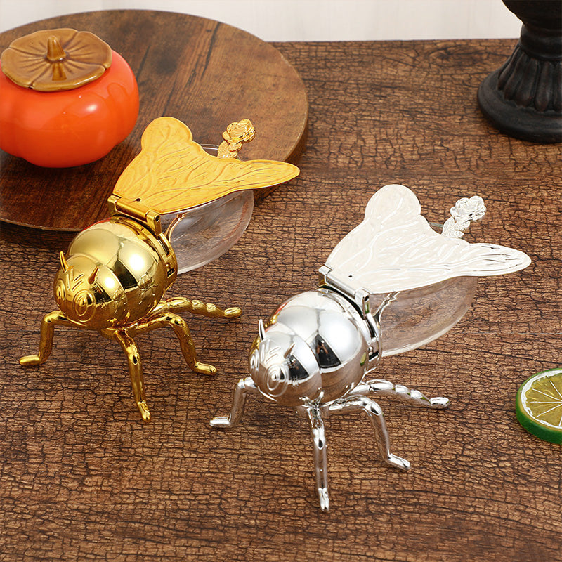 LuxeBee – Eleganter Honigtopf mit markantem Design