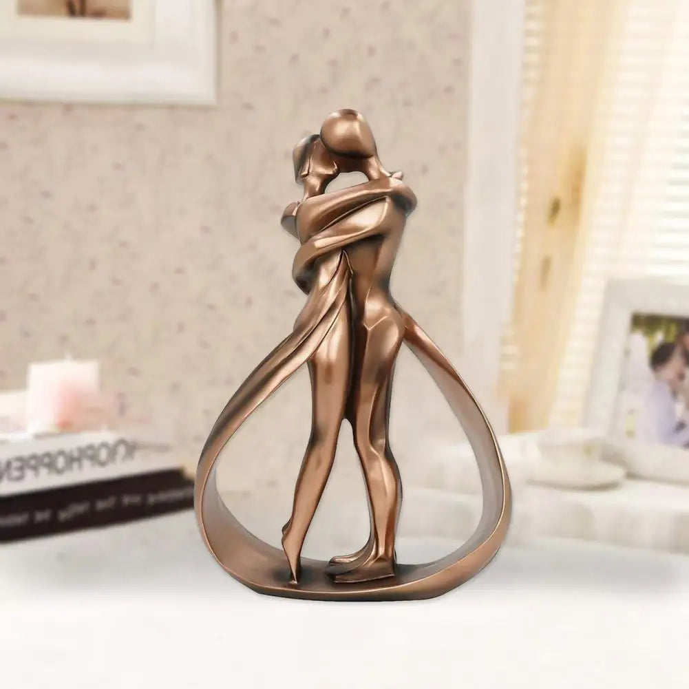Sentura Deko Skulptur Umarmende Figuren | Symbol für Liebe & Verbundenheit | Handgefertigte Optik | Resin