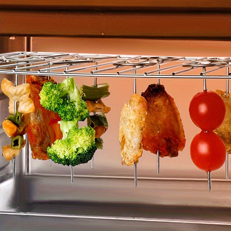 5+5 GRATIS | GrillElevate – Die Edelstahl-Spieße für gleichmäßiges & perfektes Grillen