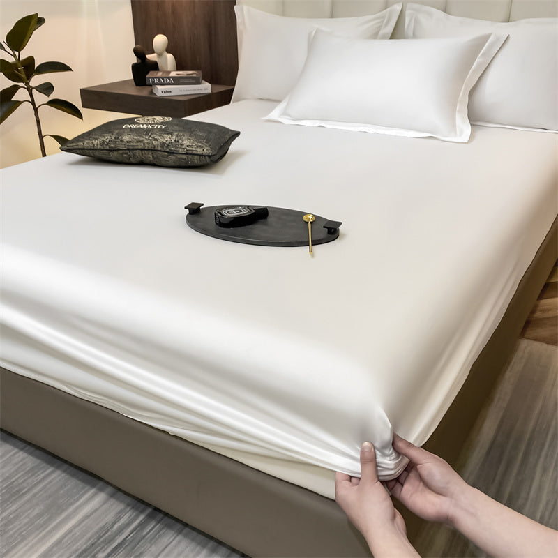 CottonLuxe Spannbettlaken | 100 % Baumwolle | Atmungsaktiv & Hautfreundlich | Perfekte Passform mit Rundumgummi