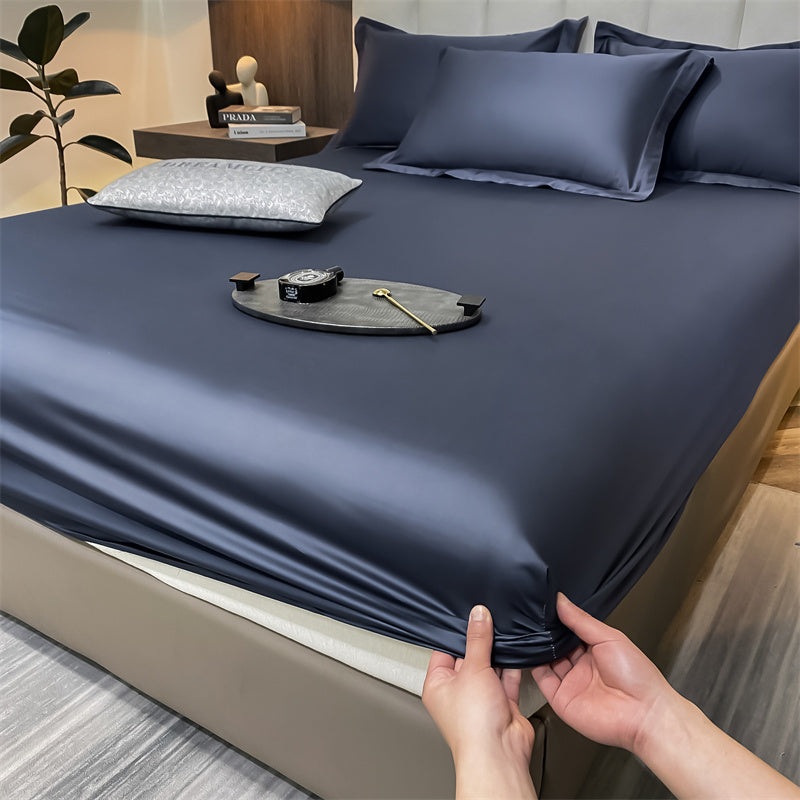 CottonLuxe Spannbettlaken | 100 % Baumwolle | Atmungsaktiv & Hautfreundlich | Perfekte Passform mit Rundumgummi
