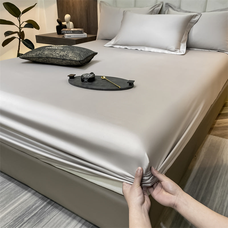 CottonLuxe Spannbettlaken | 100 % Baumwolle | Atmungsaktiv & Hautfreundlich | Perfekte Passform mit Rundumgummi