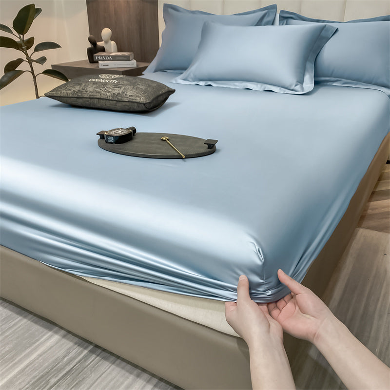 CottonLuxe Spannbettlaken | 100 % Baumwolle | Atmungsaktiv & Hautfreundlich | Perfekte Passform mit Rundumgummi