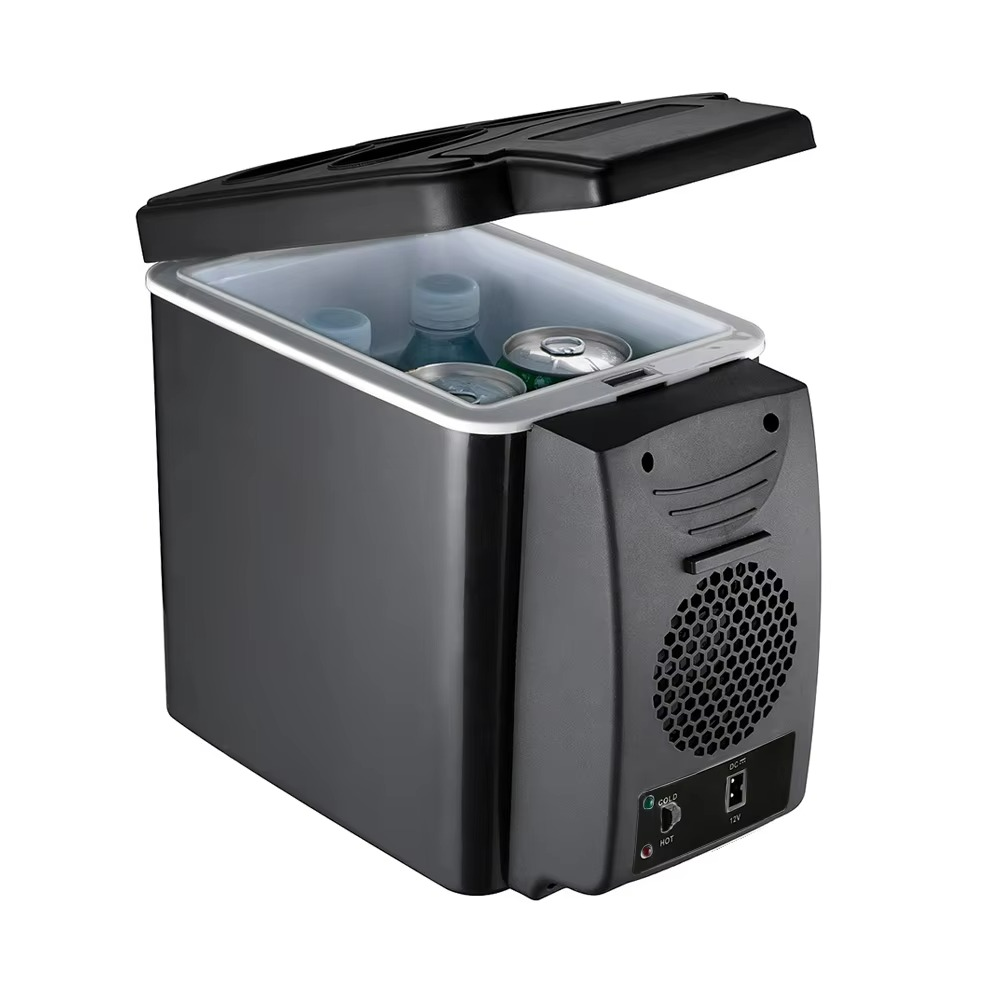 ThermiGo Mini Kühl- & Warmbox | 6L Fassungsvermögen | Für Auto & Zuhause | Schwarz