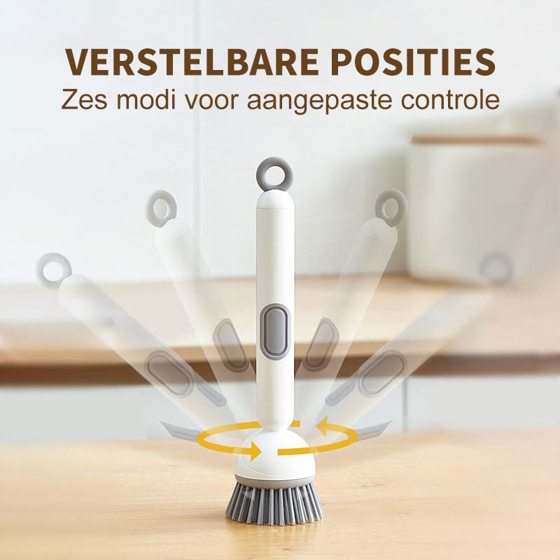 2+1 GRATIS | 360Scrub – Geschirrspülbürste mit langem Griff und drehbarem Kopf