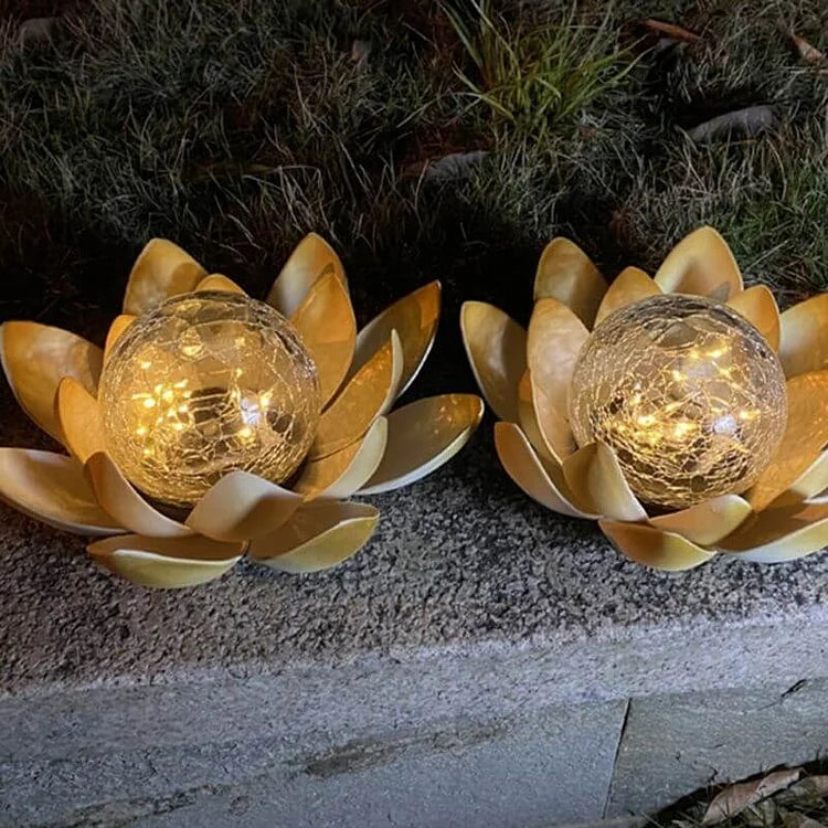 1+1 GRATIS | SolarLotus - Solarbetriebene Lotus-Leuchte