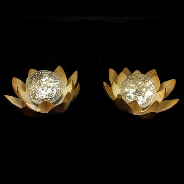 1+1 GRATIS | SolarLotus - Solarbetriebene Lotus-Leuchte