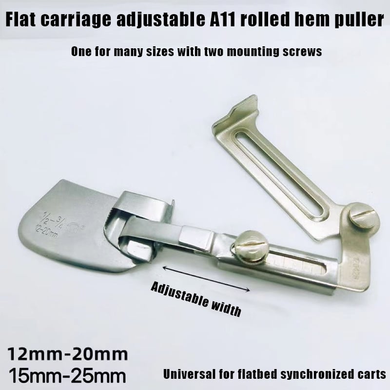 FlexiFold - Einstellbarer Rollsaumfuß