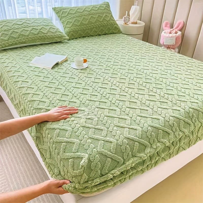 SleepVel - Neues Flanell-Samt-Bettlaken
