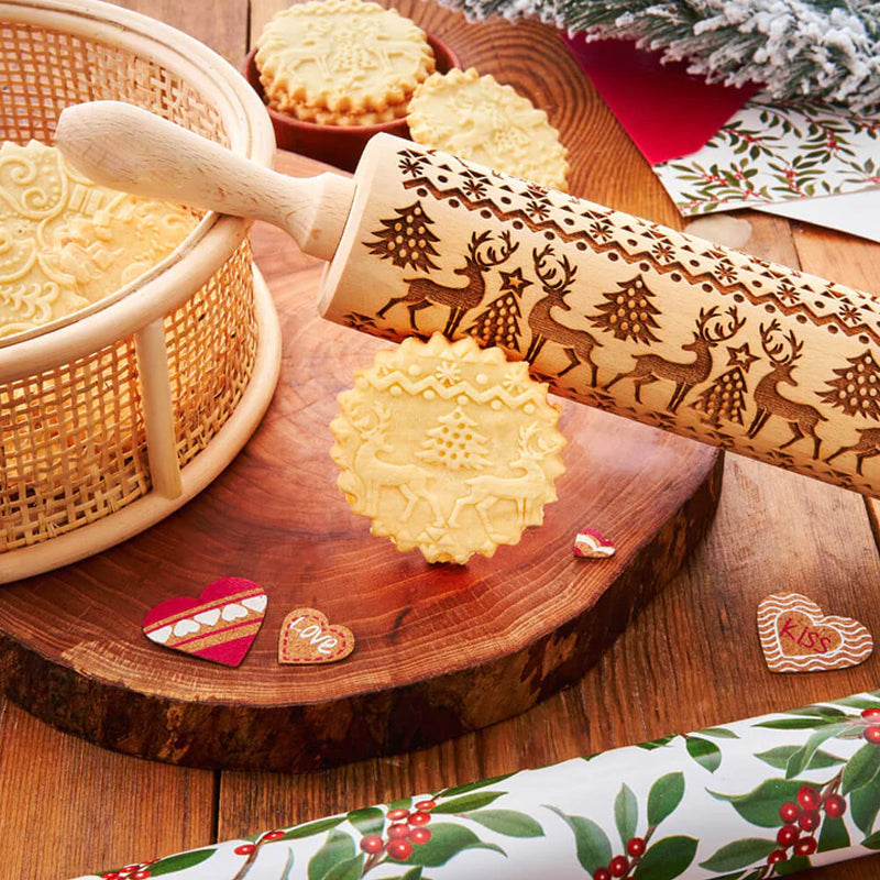 ChristmasRoller™ - Weihnachts-Nudelholz für Plätzchen [Letzter Tag Rabatt]