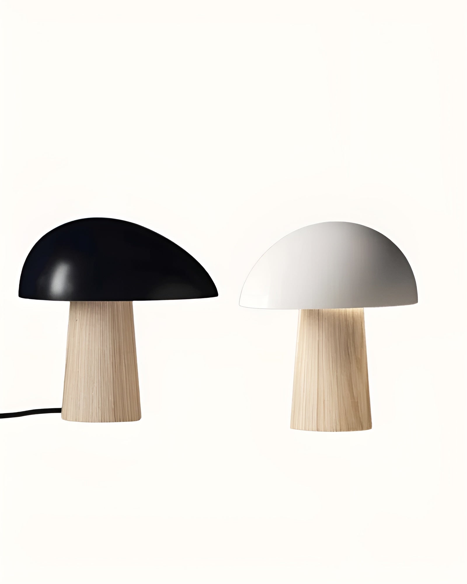 Tischlampe Nordluce | Skandinavisches Design | Warmweißes LED-Licht | Metall & Holz | 28 cm