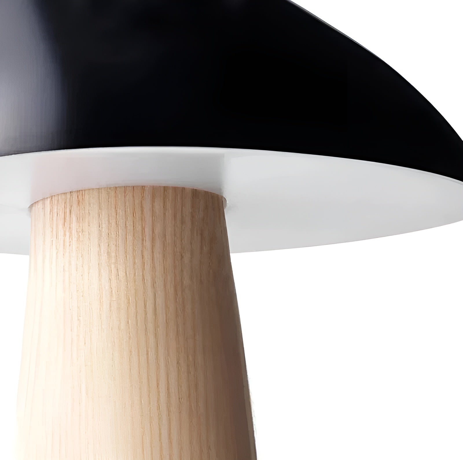 Tischlampe Nordluce | Skandinavisches Design | Warmweißes LED-Licht | Metall & Holz | 28 cm