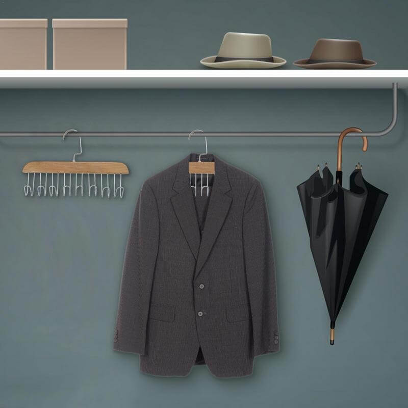 2+2 GRATIS | EasyRack - Anti Rutsch Mehrfachhaken Garderobe