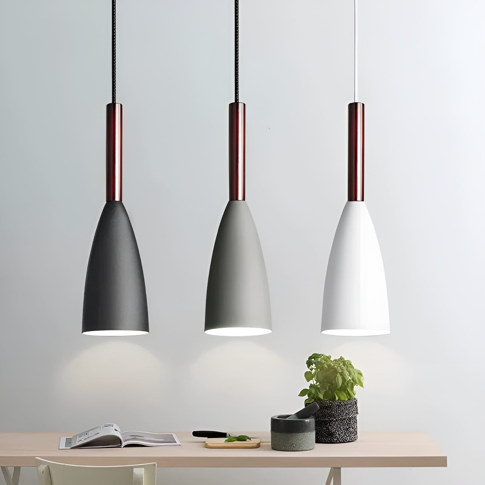 Hängelampe SakuraLume | Japandi Design | Zartes Kirschblütenmotiv | Aluminium & Warmes Licht