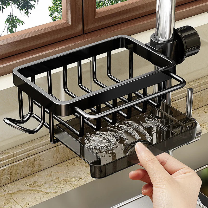 CleanTray - Spülbecken-Organisator aus Aluminium