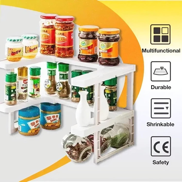 SpiceLayer - 2-Lagen Stapelbarer Gewürzorganisator