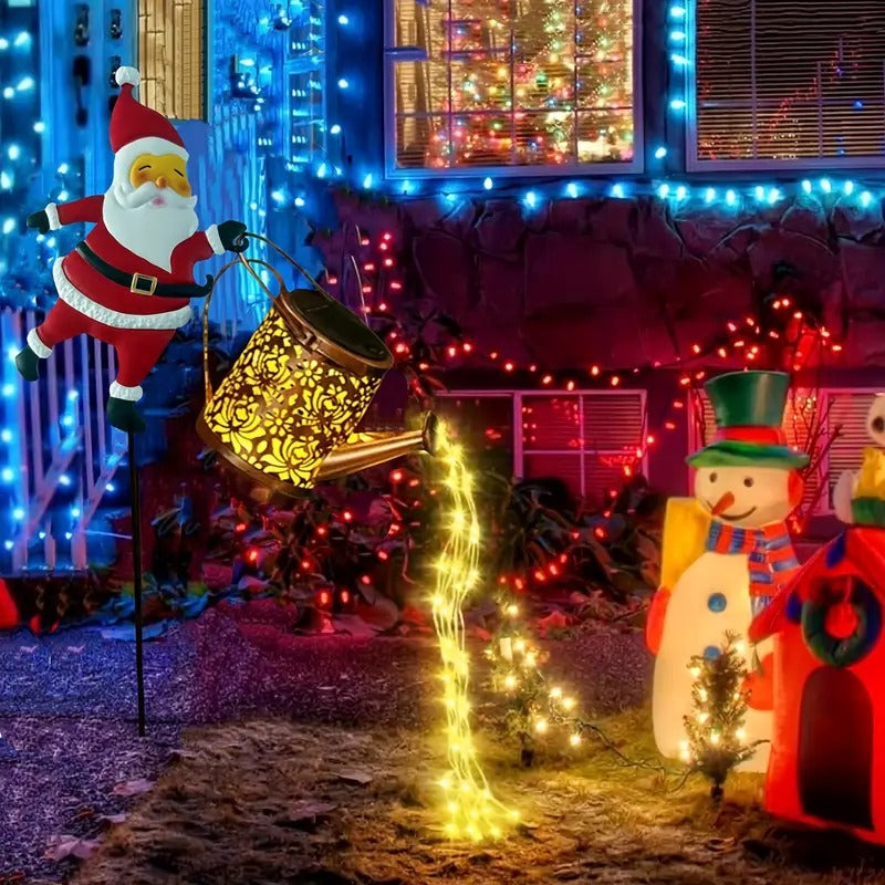 SantaPour™ – Solarbetriebenes Gießkannenlicht