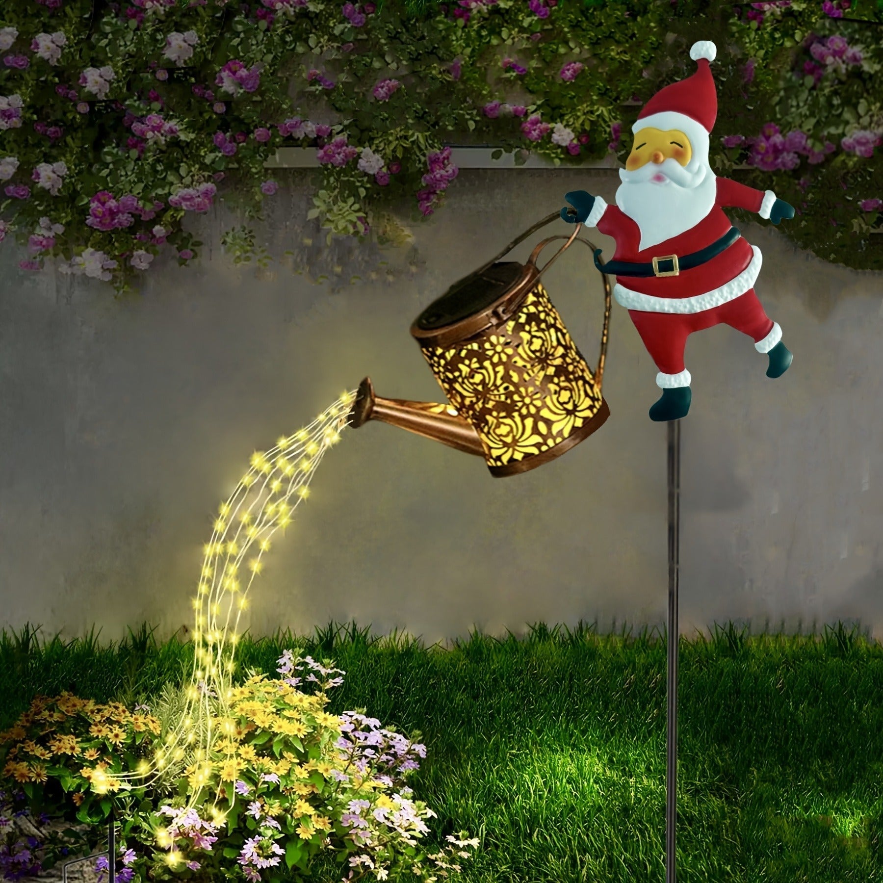 SantaPour™ – Solarbetriebenes Gießkannenlicht
