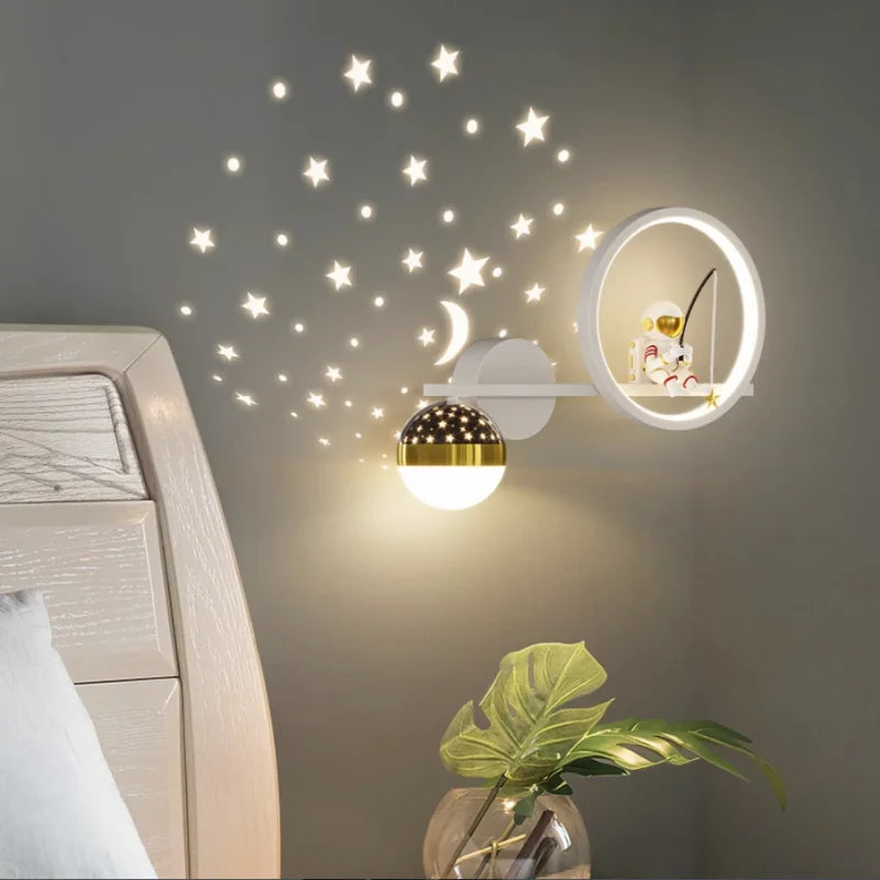 Kinder Wandleuchte LUNIMO | Sanftes Licht & Kindgerechtes Design | Für eine beruhigende Schlafumgebung | 1-teilig