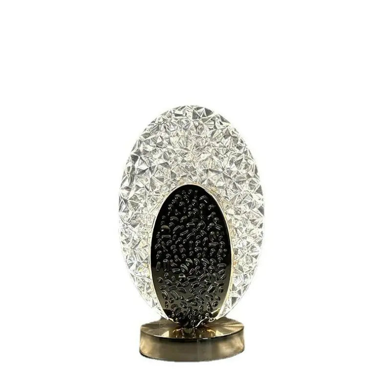Plumalux Tischlampe Pfau-Design | Kabellos & USB-wiederaufladbar | Dimmbares LED-Licht | 22×13,5 cm | ABS-Gehäuse