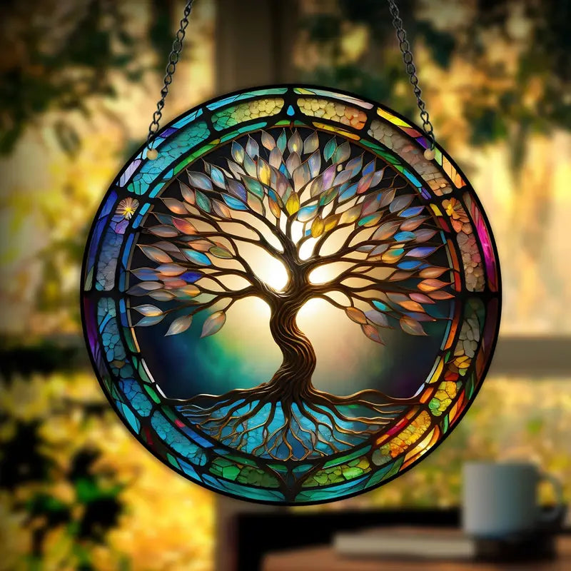 Solavia Suncatcher Kristall-Hänger | Handgefertigt | Farbspiel & Lichtreflexe | Für Fenster & Innenräume