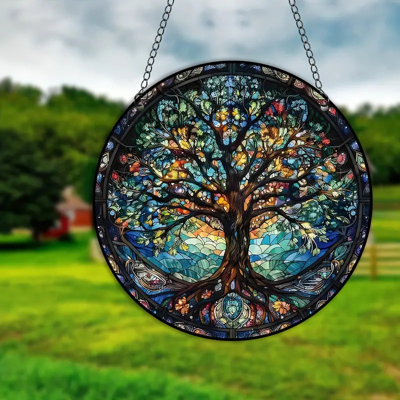 Solavia Suncatcher Kristall-Hänger | Handgefertigt | Farbspiel & Lichtreflexe | Für Fenster & Innenräume