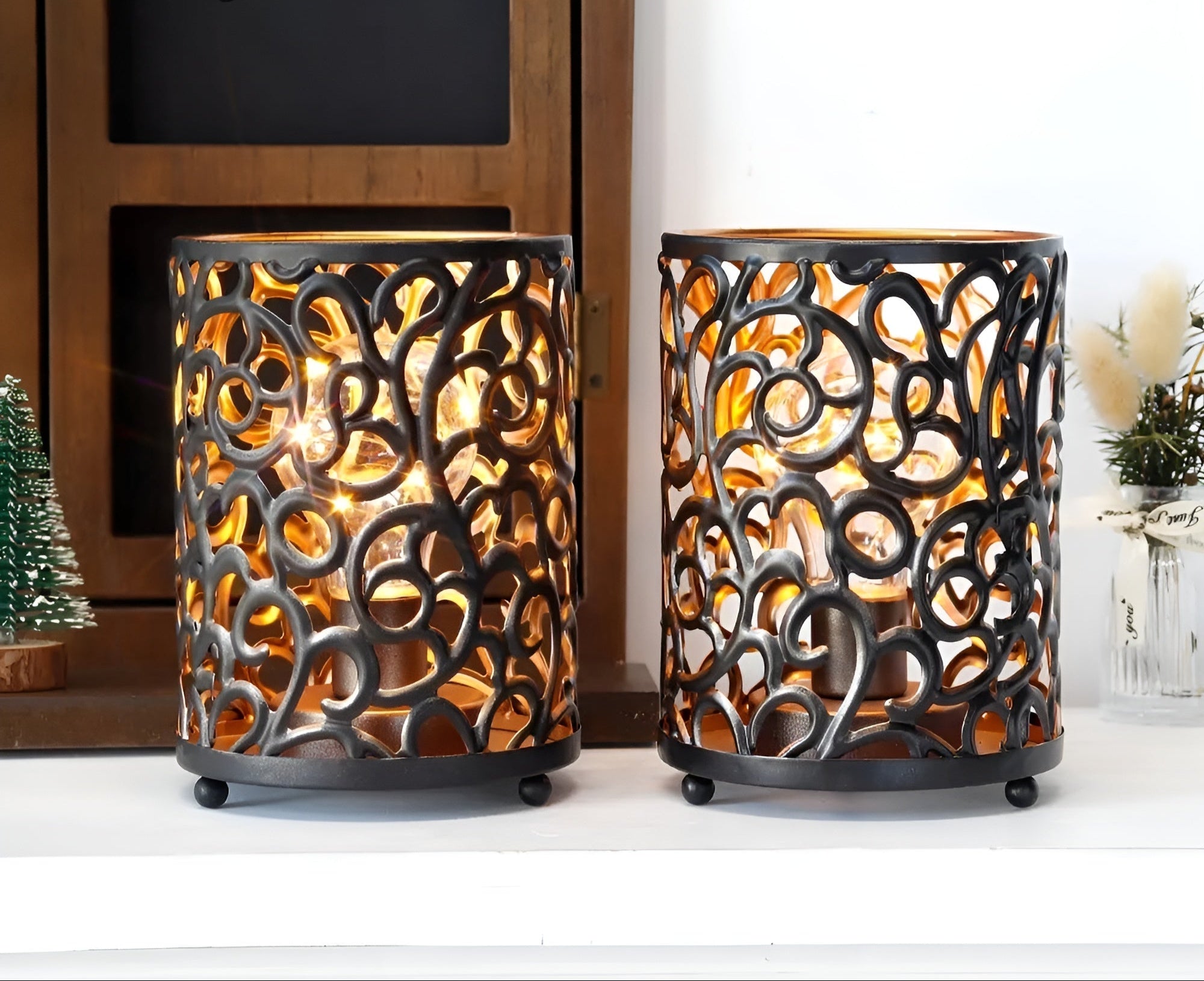 Nuitara Kabellose LED-Tischlampe | Dimmbar & Timer-Funktion | Modernes Design | Schwarz | Metall