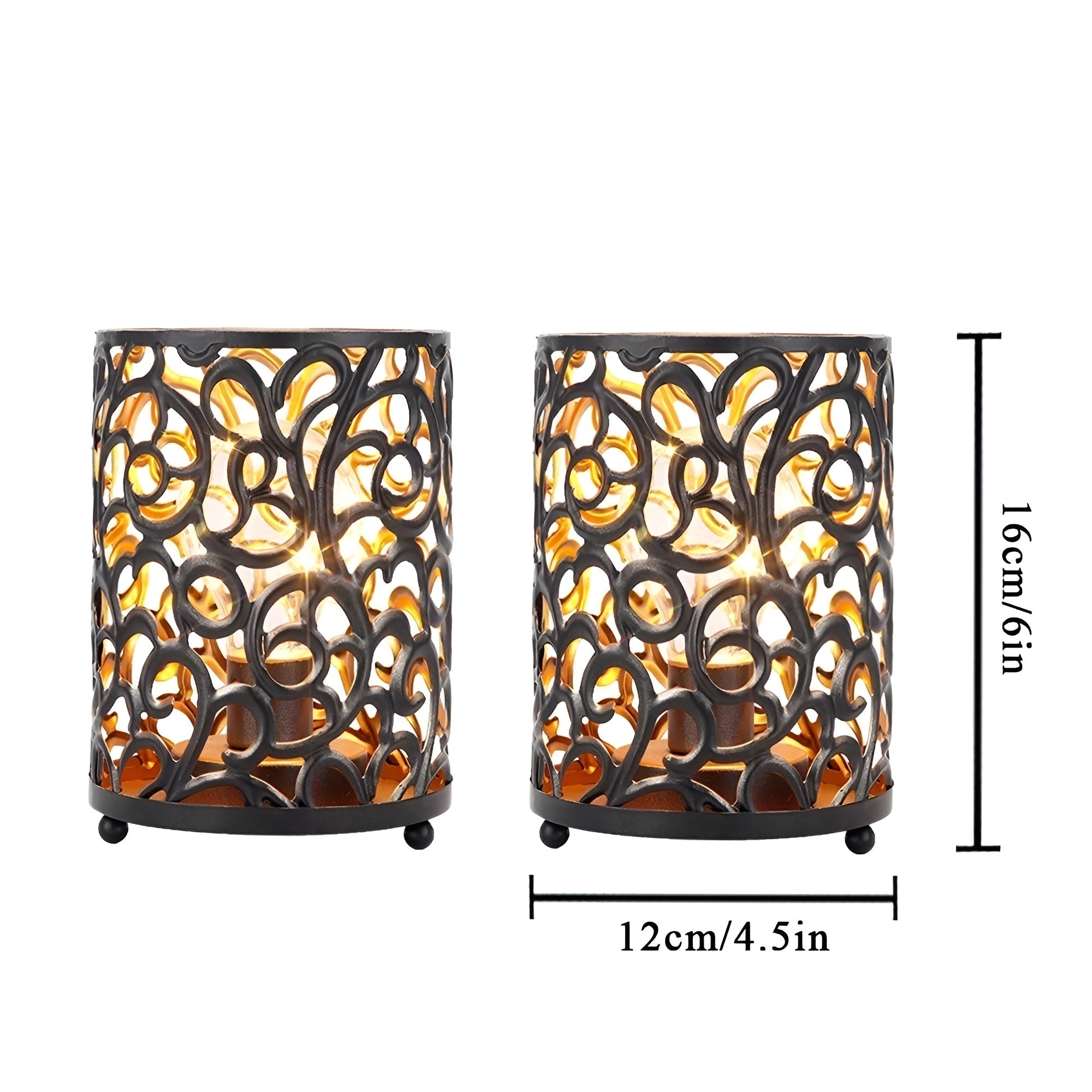 Nuitara Kabellose LED-Tischlampe | Dimmbar & Timer-Funktion | Modernes Design | Schwarz | Metall