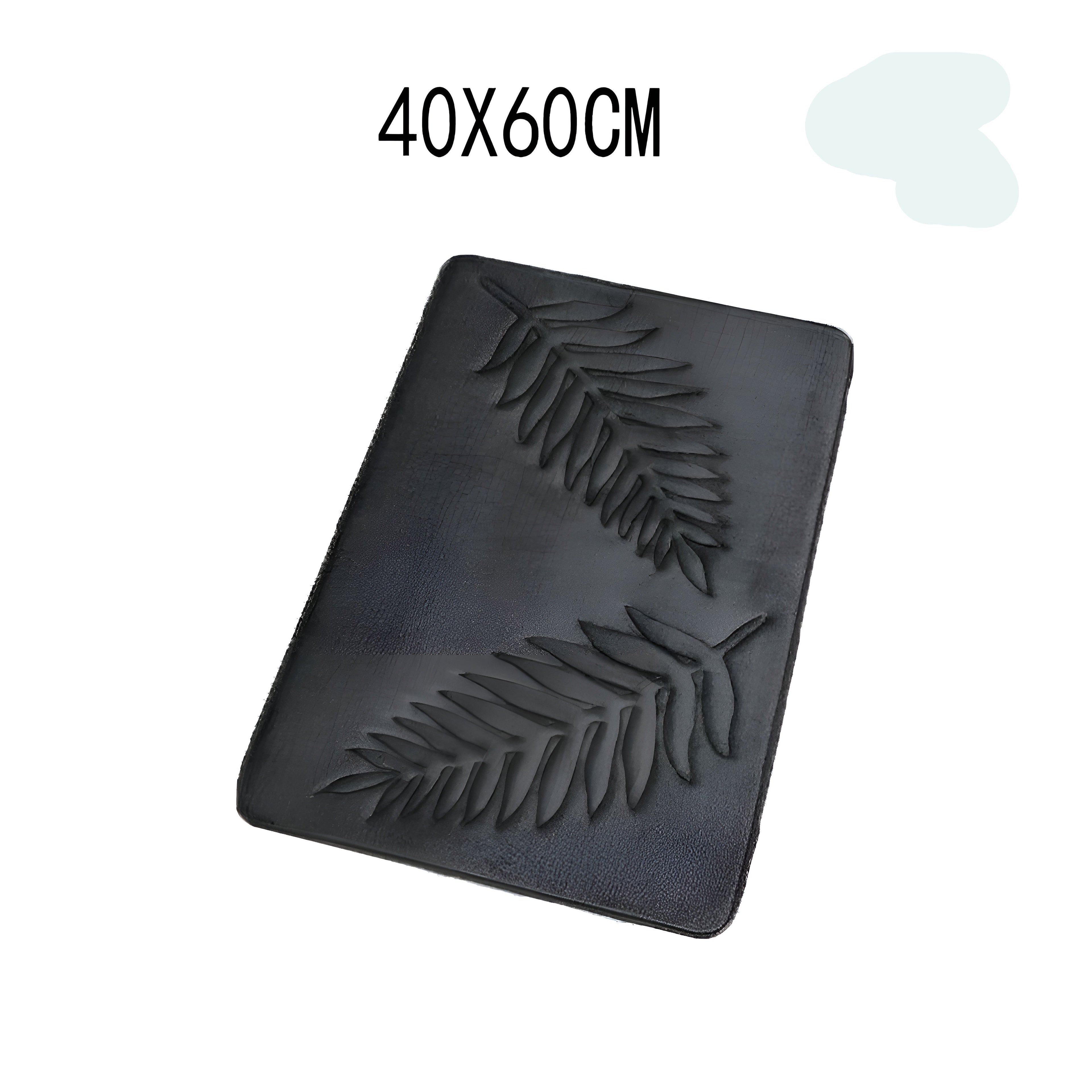 CloudStep Badematte | Ultraweich & Rutschfest | Schnell Trocknend | Grau 40×60 cm