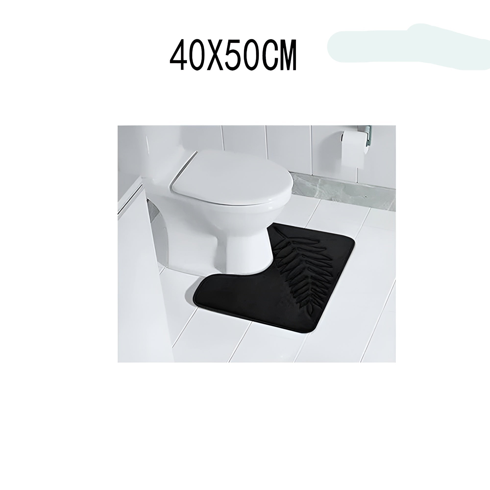 CloudStep Badematte | Ultraweich & Rutschfest | Schnell Trocknend | Grau 40×60 cm