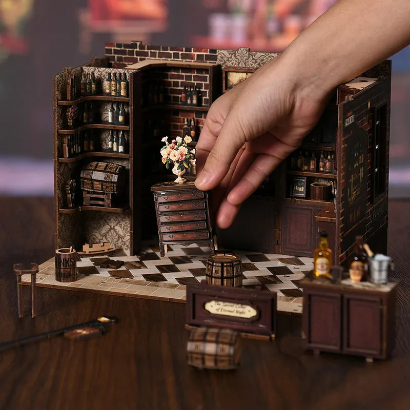 Miniatur Haus Bausatz - Corner Tavern