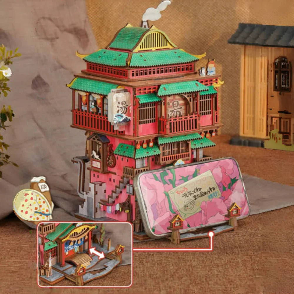 Miniatur Haus Bausatz - Onsen Saga