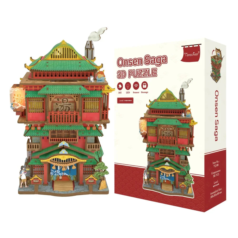 Miniatur Haus Bausatz - Onsen Saga