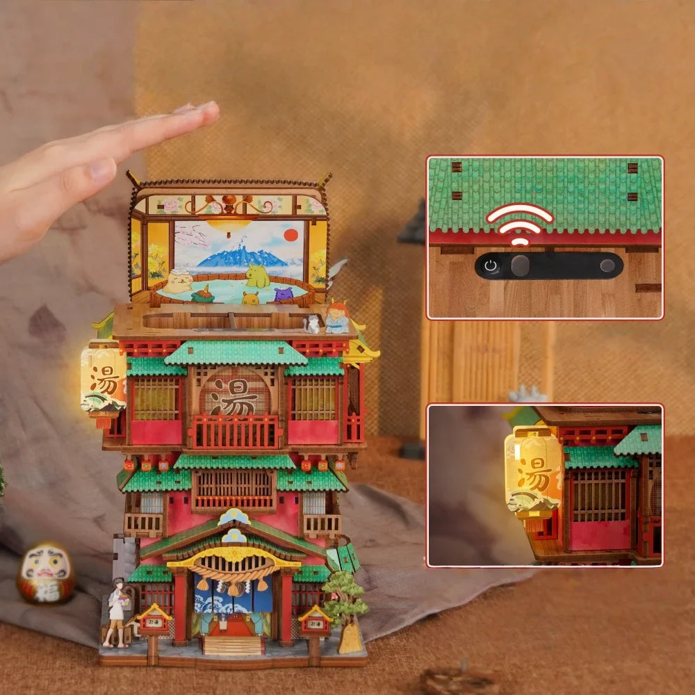 Miniatur Haus Bausatz - Onsen Saga