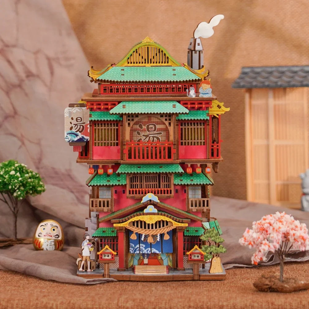 Miniatur Haus Bausatz - Onsen Saga