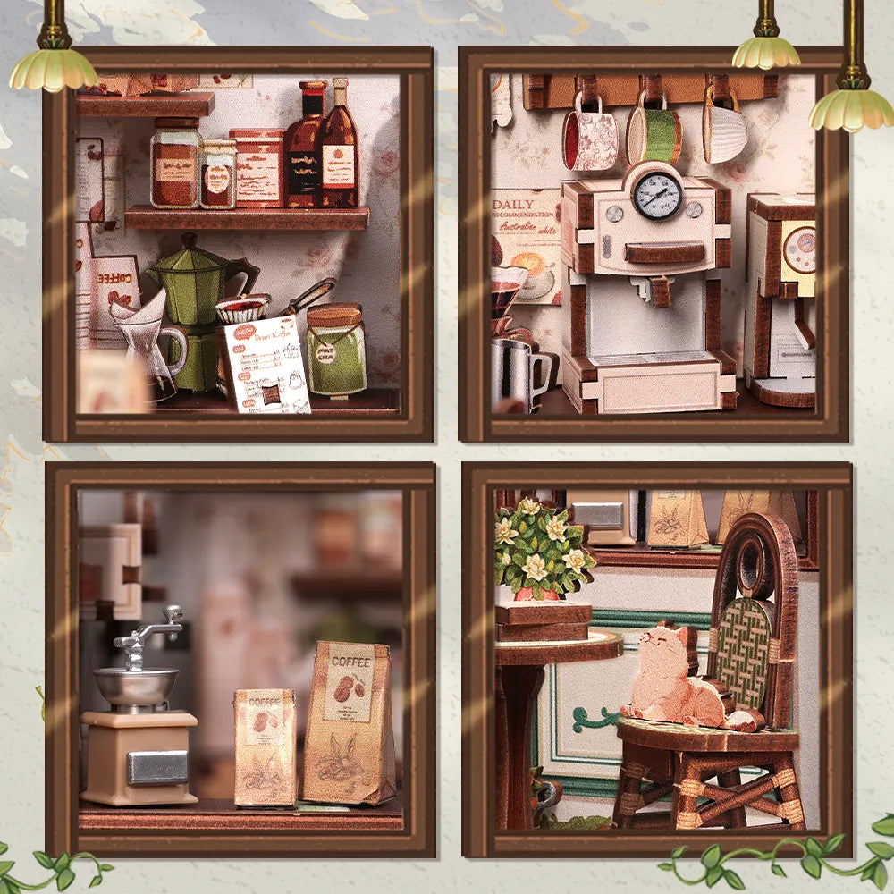 Miniatur Haus Bausatz - Sunny Cafe
