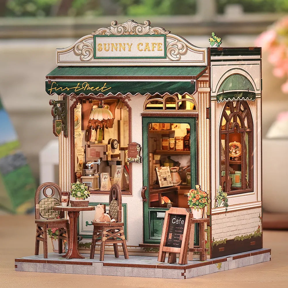 Miniatur Haus Bausatz - Sunny Cafe