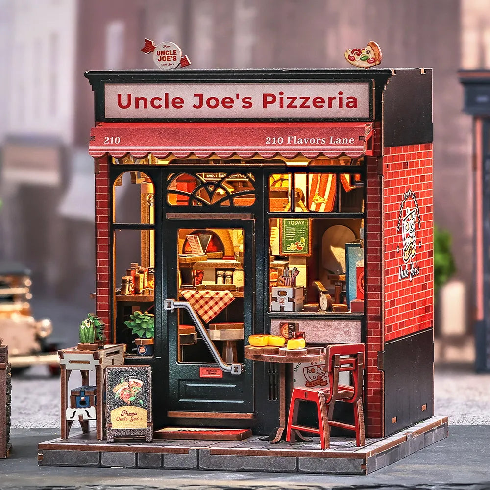 Miniatur Haus Bausatz - Uncle Joe's Pizzeria