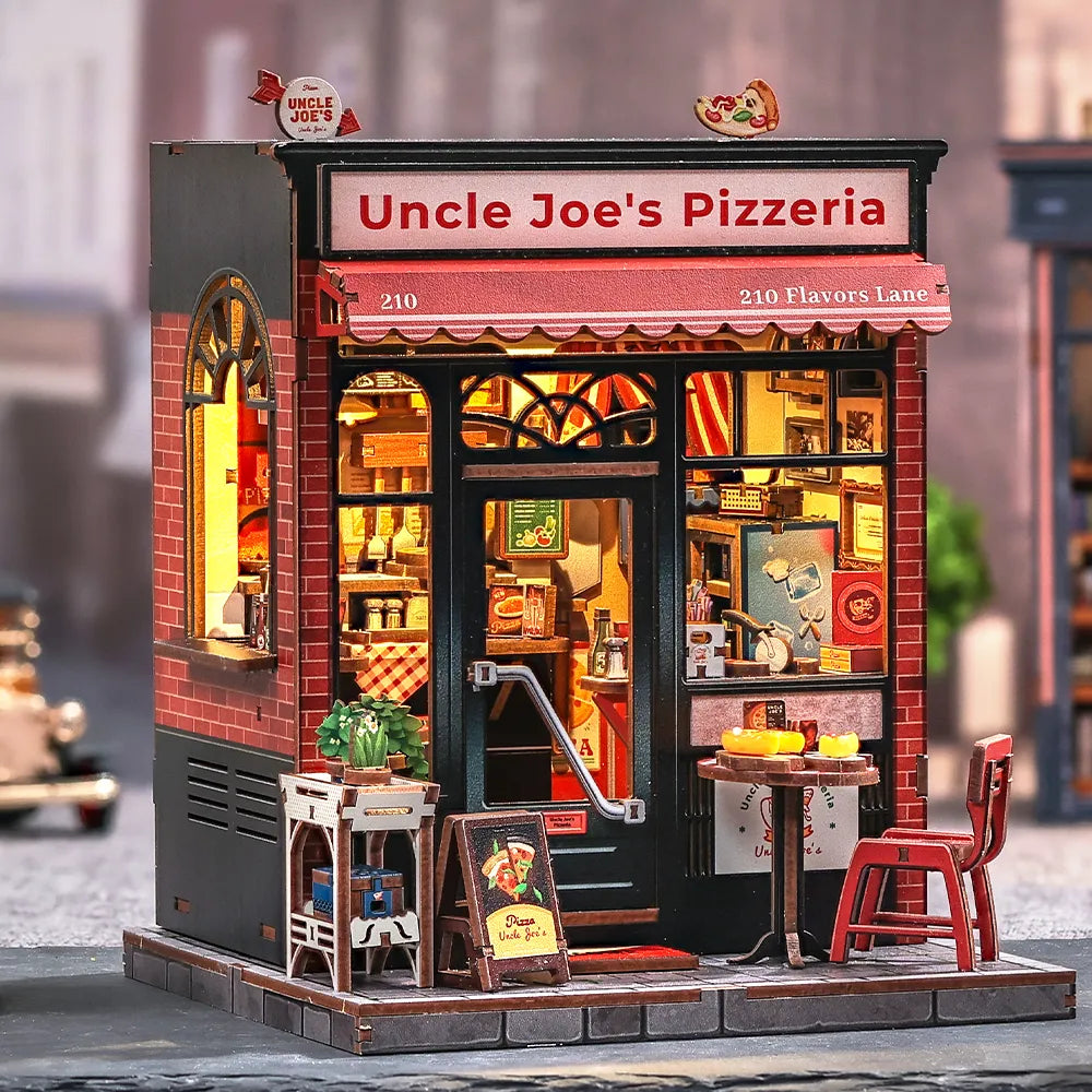 Miniatur Haus Bausatz - Uncle Joe's Pizzeria