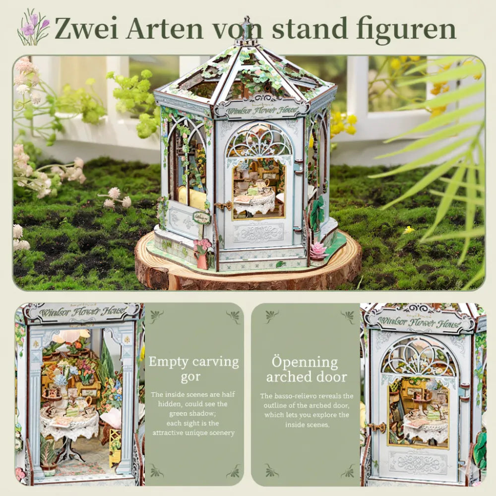 Miniatur Haus Bausatz - Windsor Flower House