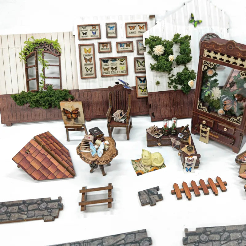 Miniatur Haus - Butterfly House