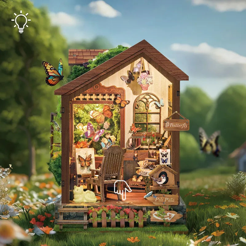 Miniatur Haus - Butterfly House