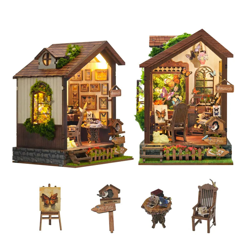 Miniatur Haus - Butterfly House