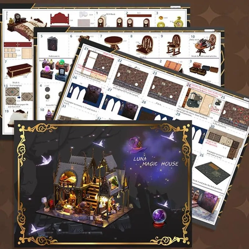Miniatur Haus - Luna Magic House