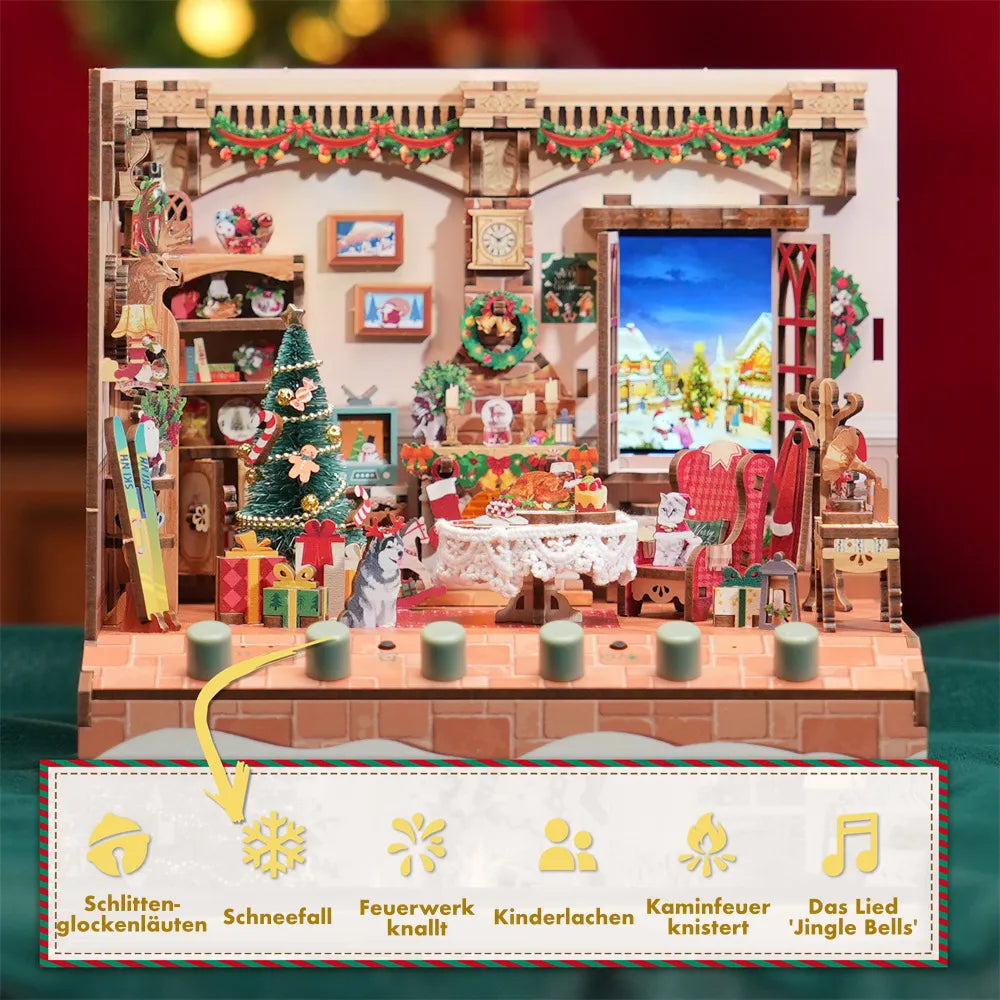 Miniatur Haus - The Christmas Cottage