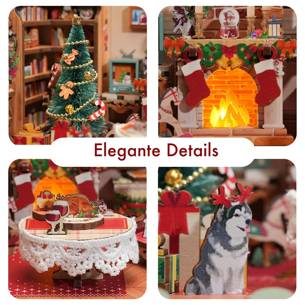 Miniatur Haus - The Christmas Cottage