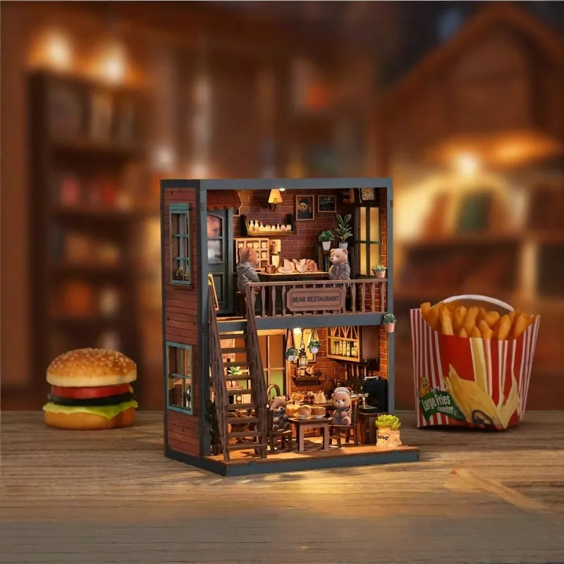 Miniatur Haus Bausatz - Bear Restaurant