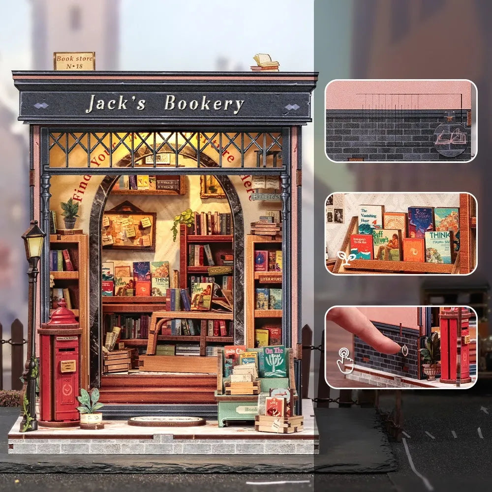 Miniatur Haus Bausatz - Jack's Bookery