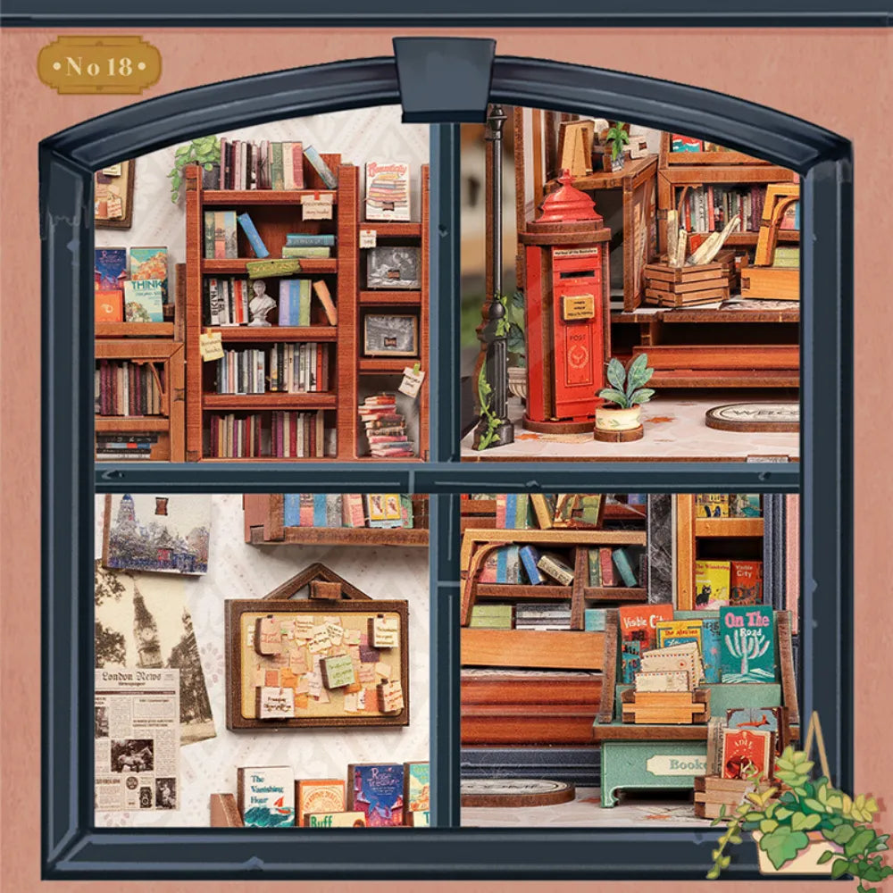 Miniatur Haus Bausatz - Jack's Bookery