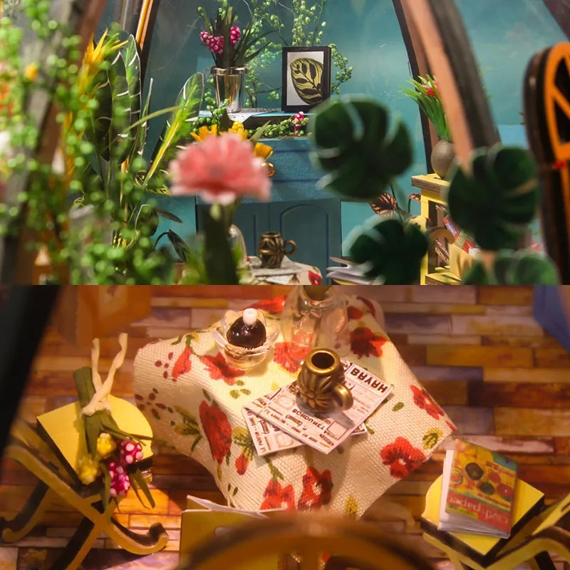 Miniature House - Starry Sky Flower House